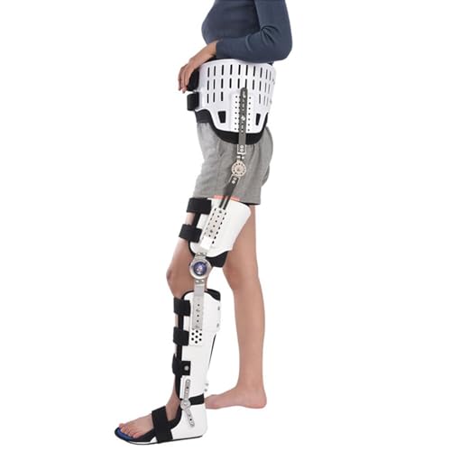 Orthèse pour pied tombant réglable avec botte de rééducation post-fracture