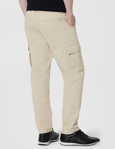 Image of Amazon Brand - Symbol Men's Regular Fit Cargo Trouser (Elasticated Waistband | 100% Cotton | Pants)