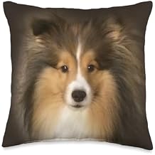 Shetland Sheepdog Sheltie Dog Throw Pillow