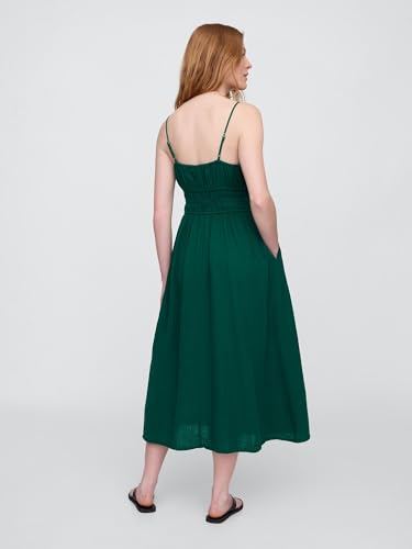 GAP Women's Tie-Front Woven Maxi Dress2