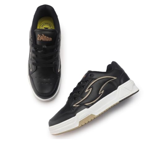 Image of Zaydn Zen Sneaker for Men | Soft Cushioned Insole & Lightweight | Stylish Lace Up Shoes with Casual Outfits | Trendy Sneakers | Shoes for Man | Low Top Sneaker Shoes