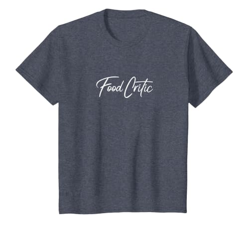 Food Critic T-Shirt, Youth, Heather Blue, X-Small