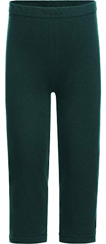 Ladeheid Leggins 3/4 Mallas Piratas en Algodón Niña LAMA08 (Verde Oscuro2, 152-158)