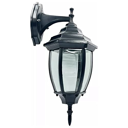 Foco de pared hexagonal E27 para iluminar las noches de verano en el jardín