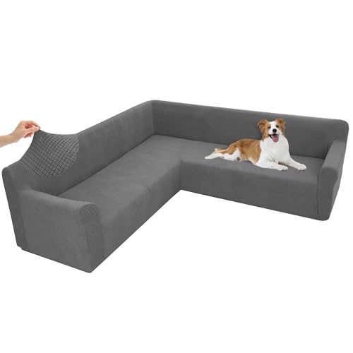 Arfntevss Stretch L Shaped Couch Covers