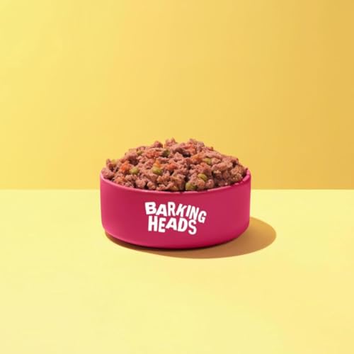 Barking Heads Fat Dog Slim Gemischtes Sortiment, Diät Hundefutter Nassfutter für Hunde aus Rind, Lamm und Huhn, Ohne Künstliche Aromen, Hundefutter Getreidefrei mit Vitaminen und Mineralien (6 x 300g)