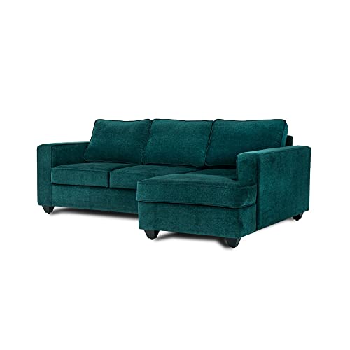 Image of Wakefit Sofa Set | 3 Year Warranty | Sofa 2 Seater, 2 Seater Sofa for Living Room, Wooden Sofa Set, Couch Sofa for Living Room, Sofa for Living Room - Napper(Malphino : Malibu Green)