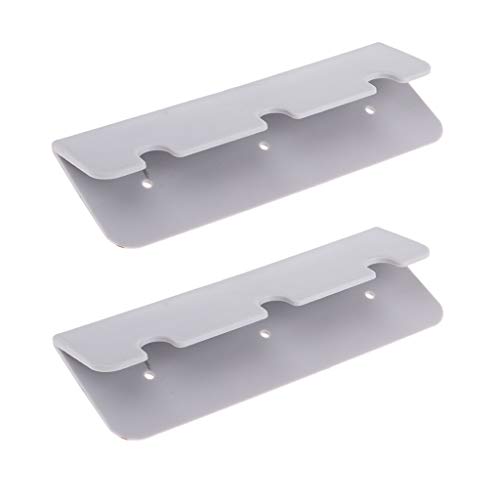 SM SunniMix 2X PVC 17cm Bootssitz Haken Clip Für Schlauchboot Rib Schlauchboot Kajak Grau