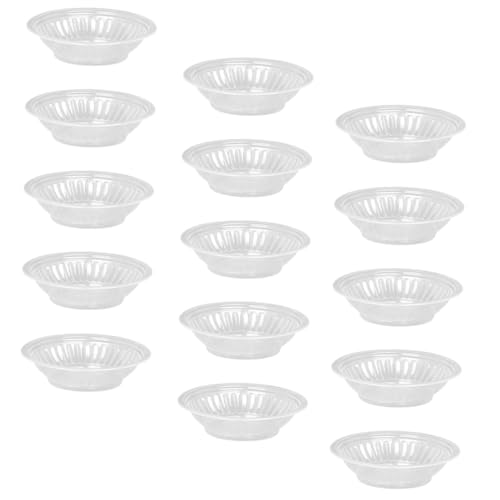 HYTROVE 30個 入り使い捨て調味料皿 透明製 調味料トレー アウトドアキャンプやパーティーに 前菜や寿司用ディップ皿