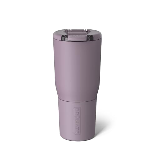 BrüMate Nav 25oz 100% Leak Proof Insulated Travel Tumbler with Magnetic BevLock™ Lid - Double Wall Cup-Holder Friendly Stainless Steel Mug (Lilac Dusk)