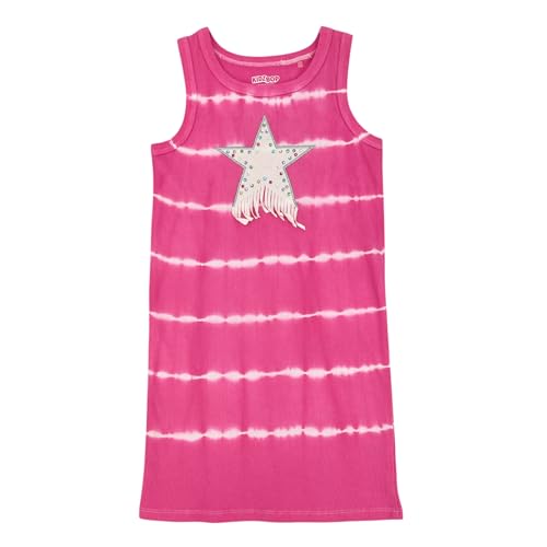 KIDZ BOP Girls Ribbed Tank Dress, Comfy Summer Outfit for Kids