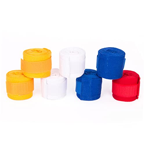 Yardwe Cotton Boxing Hand Wraps Handguard Straps Stick Pad Breathable Hand Wrapping Belt for Fitness