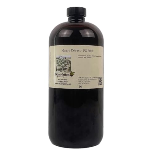 OliveNation Mango Extract - PG Free - 32 oz