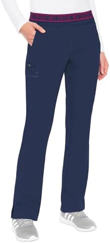 Med Couture Touch Women's Yoga Pull-On Pant Scrub Bottoms with 7 Pockets
