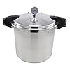 NESCO 16.9 QT MANUAL PRESSURE CANNER, PRESSURE COOKER WITH PRESSURE GUAGE, LOCKING LID, AND REMOVABLE BLOCKAGE GUARD