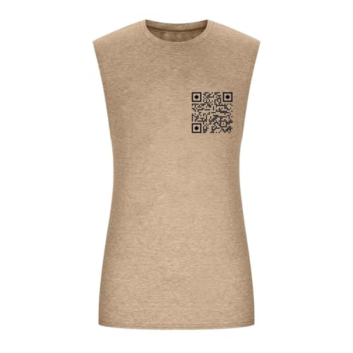 Camiseta Deporte Hombre, Camisetas Basicas Hombre, Camiseta Gráfica Sin Mangas Degradado Estampado Gimnasio Diario Streetwear Verano