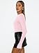 AUTOMET Womens Long Sleeve T-Shirts Trendy Basic Fitted Compression Going Out Crop Tops Fall Fashion Y2K Clothes 2025 Outfits Pink XS