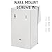 Commercial Toilet Paper Tissue Dispenser Dual Rolls Toilet Paper Holder with Lock,Heavy Duty Stainless Steel Touchless Automatic Paper Towel Dispenser with Shelf Wall Mount for Bathroom/Restroom