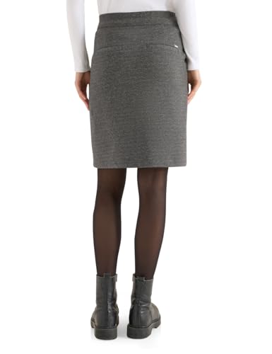Jupe de jogging bicolore Cecil kaki taille XS en coton mélangé confortable - 2