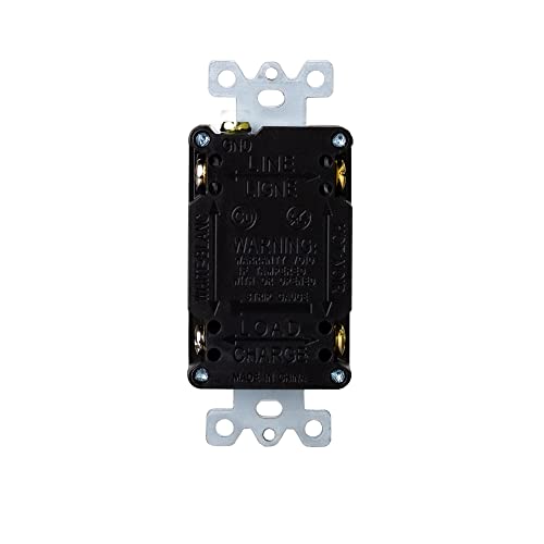 Procuru 10-Pack 15A Tamper Resistant, Self Test Gfci Outlet With Led Indicator, Wall Plates Included, White (1Gfw15-10P) #TOP4