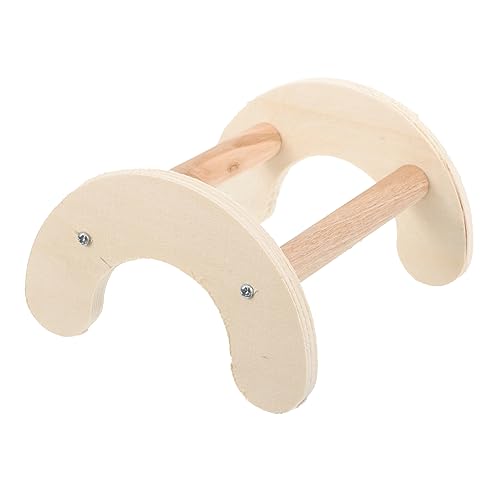 OSOLADY 木製 スド 鳥用チキンローストペット用オウム遊具 バス運動促進