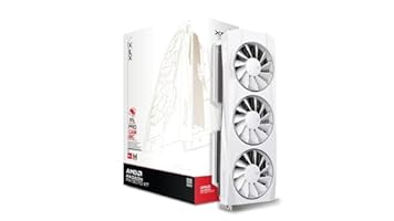 XFX Quicksilver AMD Radeon RX 9070XT Magnetic Air Edition 16GB GDDR6 Graphics Card, White