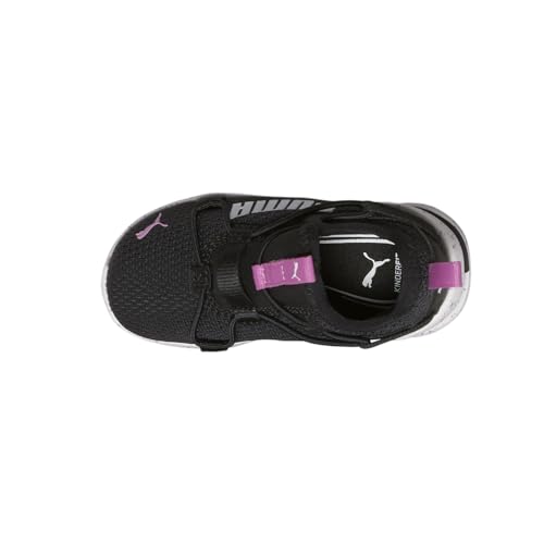PUMA Softride Rift Slip On Speckle INF Girls' Infant-Toddler Slip On 6 M US Toddler Black-White-Mauve4