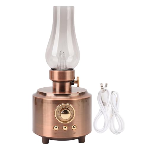 Lampe de Table Vintage Bluetooth Éclairage sans Danger sans Fumée Bronze - 7