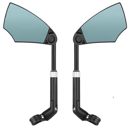 Espejos laterales para motocicletas para rutas urbanas seguras con espejo retrovisor de manillar