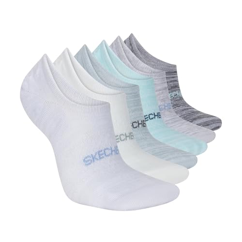 Skechers Women's Slip-ins 6-Pack Performance No Show Liners, Lightweight & Breathable Mesh