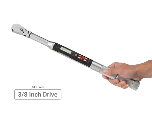 TEKTON 3/8, 1/2 Inch Drive 90-Tooth Flex Head Dual-Direction Electronic Torque Wrench Set, 2-Piece (10-100 ft-lb, 30-300 ft-lb) | TRQ98901 by TEKTON - Image 3