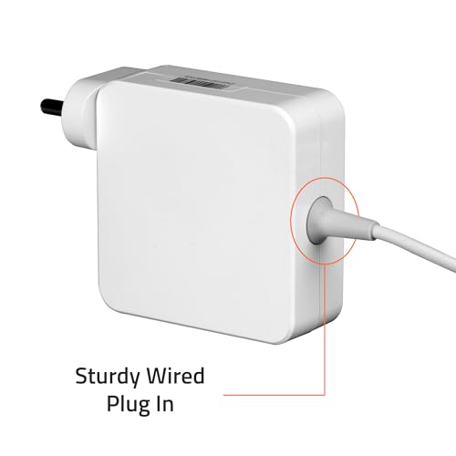 Image of Artis AR-60W-MG2 60 Watts MG2 Laptop Adapter /Charger Compatible for MB Pro 13 Retina Display (16.5V, 3.65A) Connector: MG2, T Tip Connector, White