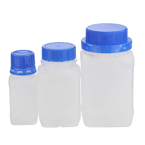 Botella de reactivo anticontaminacion de plastico con tapon 500ml 3
