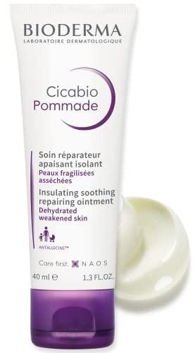 Bioderma - Cicabio Pommade - Soothing Repair Ointment for Dehydrated, Damaged Skin, 40ml
