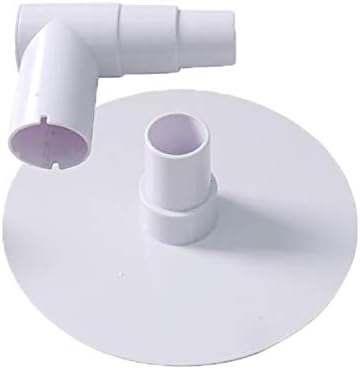 ATIE Pool Skimmer Skim Vacuum Plate with 90 Degree Elbow 8929 Compatible with Swimline HydroTools Vacuum Adapter Plate w/Elbow 8929