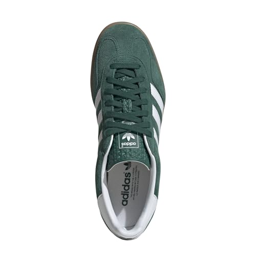 Image of adidas Gazelle Indoor Men's Sneaker's, Collegiate Green /Cloud White /Gum, Size 5