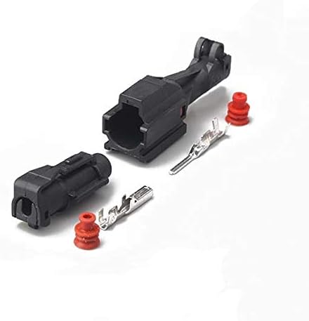 Davitu Electrical Equipments Supplies - KET MG640280-5 MG610278-5 SWP Style Automotive Connector 1 Position Waterproof Female Male Plug - (Color: Male and Female, Package: 20Sets, Pins: 2P)