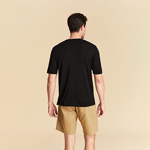 GreenMount Summer Silk Cashmere Essential Round Neck T-Shirt Light Weight Short Sleeve for Men2