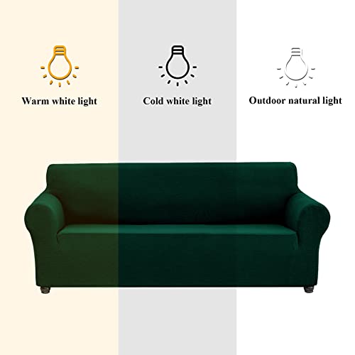 Joccun Stretch Chair Couch Cover,1-Piece Water Repellent Sofa Slipcover Spandex Jacquard Fabric Sofa Covers With Elastic Bottom,Washable Furniture Protector For Dogs,Cats,Kids(Armchair,Hunter) #TOP2