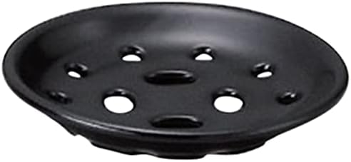 Set of 5, Heat Resistant Cooker, Black Steamed Pot Insoles for 2.4 x 0.8 inches (6.0 cm), Western Tableware, Cafe, Restaurant, Coffee, Commercial Use, Hotel