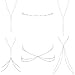 LOYALLOOK 6PCS Body Chain Jewelry Gold Bathing Suit Belly Waist Back Necklace Chain Bikini Beach Boho Chain Set for Women