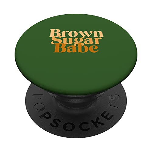 Brown Sugar Babe Proud Black Men Women Shirt African Pride PopSockets PopGrip Interchangeable