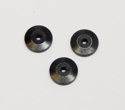 Generic Replacement for Clock Hand Nut Black 3 Pieces New Mechanical Grandfather Movement 3/8""
