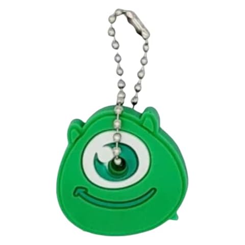 Twinkle Star Baby Cartoon Silicone Key Cover Monsters Mike Key Holder Ring Pendant (1) Cover