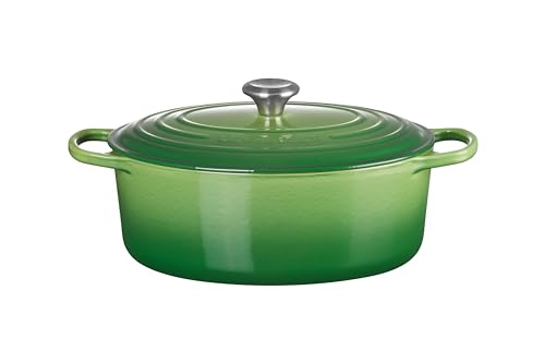 Image of Le Creuset Evo Oval Casserole 31 Cm- Bamboo Green