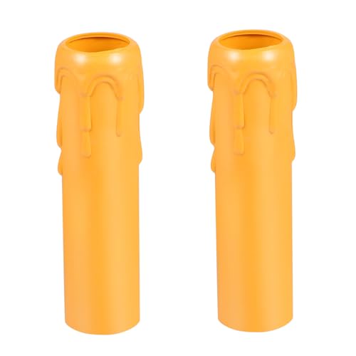 OSALADI 20 Piezas Mangas de vela de lágrimas candelabros de velas anillos de vela Decoración para bares y restaurantes lampara colgante cubiertas de velas de moda tubos de vela el plastico