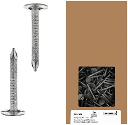 JOINPAYA Lot De 10 Clous De Marquage Galvanisés Pour Arpentage - Marqueurs Permanents Réutilisables - 7 Cm