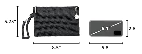 Image of The Sak Vita Small Crochet Wristlet Purse