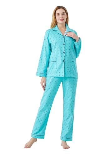 kolipajam cotton flannel pajamas for women 100% cotton flannel pajamas set soft PJS cozy womens loungewear