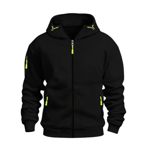 Tactical Hoodies for Men Cargo Hoodie Fleece Hooded Sweatshirt Sweat Shirt - image 5